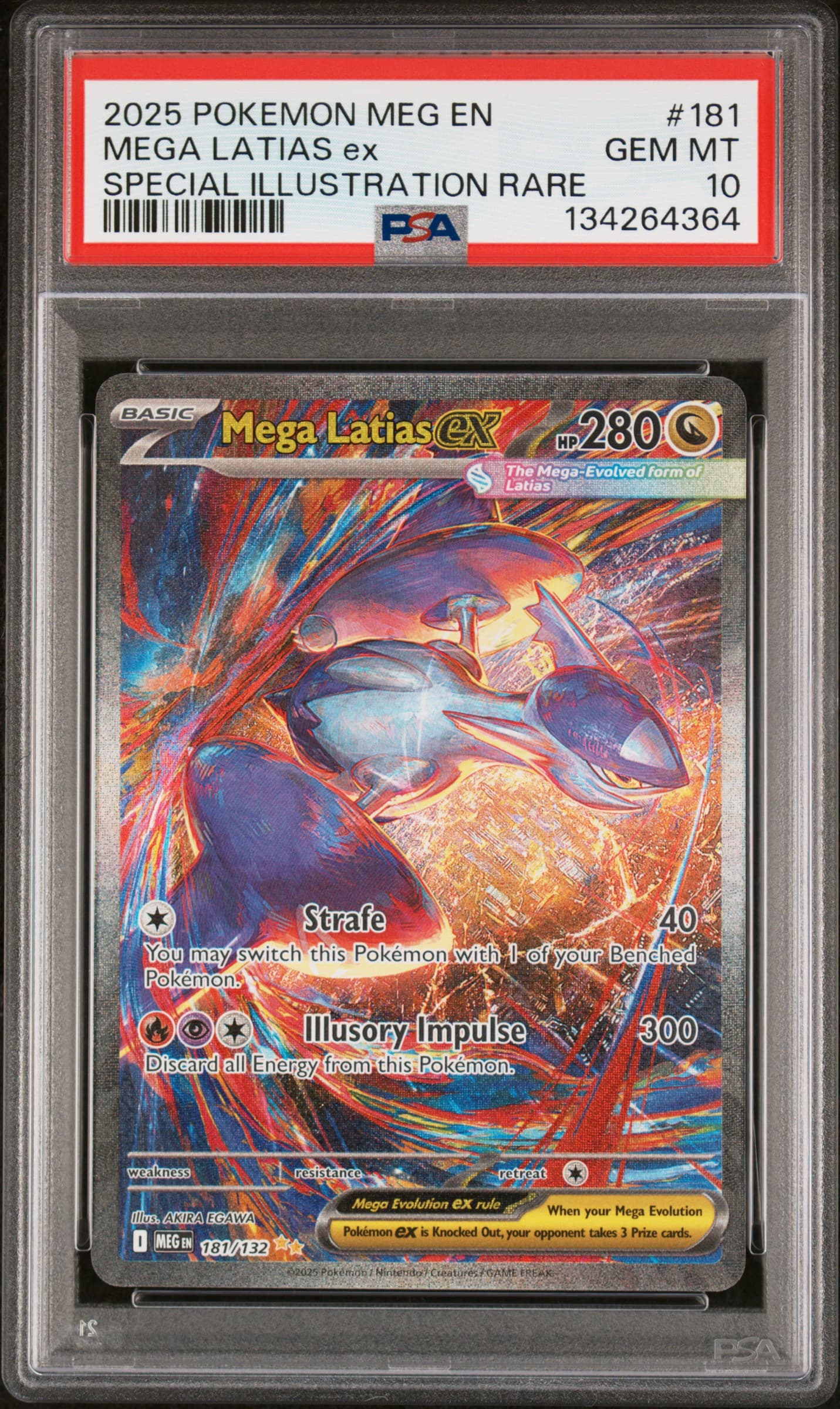 MEGA LATIAS ex - SPECIAL ILLUSTRATION RARE · PSA GEM MT 10